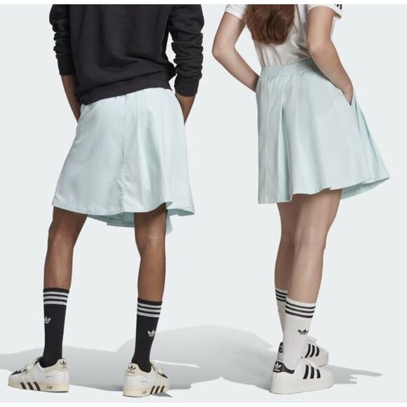 NWT $80 Adidas Gender Neutral Contempo Light Blue Wrap Skirt Tennis, Pickle Ball - Picture 1 of 15